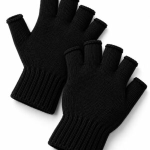 Унісекс чорні сенсорні перчатки without finger
