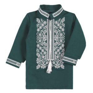 Вишиванка для хлопчиків "Тарас", смарагдовий