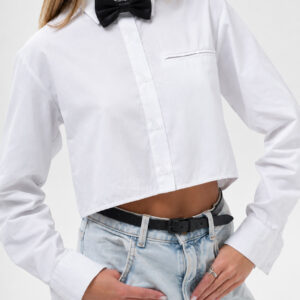 Женский Классический Галстук Бабочка Without Bow Black